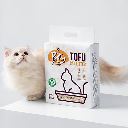 Peach-scented Cat litter box